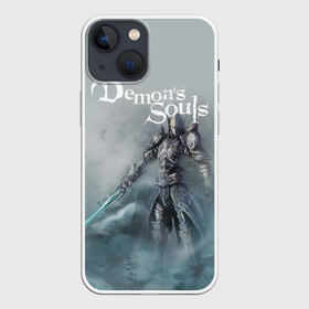 Чехол для iPhone 13 mini с принтом Demons souls ,  |  | dark souls | demon souls | demons souls | demons souls remastered | git gud | гит гуд | дарк соулз | демон соулз