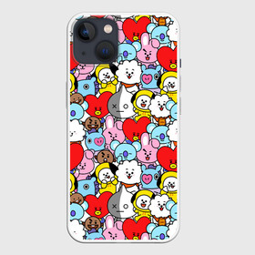 Чехол для iPhone 13 с принтом BT21   BTS ,  |  | army | bt 21 | bt21 | bts | chimmy | cooky | koya | mang | rj | shooky | tata | van | арджей | бт21 | бтс | ван | коя | куки | манг | тата | чими | шоки