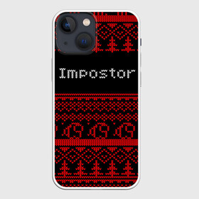 Чехол для iPhone 13 mini с принтом AMONG US   Impostor НОВЫЙ ГОД ,  |  | among | among us | amongus | crewmate | game | games | imposter | impostor | logo | monster | sabotage | shhh | амонг | амонг ас | амонгас | год | игра | игры | импостер | космос | крюмейт | лого | логотип | логотипы | монстр | новогодний | нов