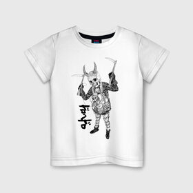 Детская футболка хлопок с принтом DOROHEDORO , 100% хлопок | круглый вырез горловины, полуприлегающий силуэт, длина до линии бедер | Тематика изображения на принте: anime | dorohedoro | ebisu | manga | аниме | дорохедоро | манга | эбису