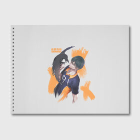 Альбом для рисования с принтом Кагеяма Тобио , 100% бумага
 | матовая бумага, плотность 200 мг. | anime | haikyu | haikyuu | hinata | karasuno | kei | nekoma | nishinoya | satori | tobio | yu | аниме | волейбол | волейбол аниме | кей | нишиноя ю | сатори | спорт | тобио | хината