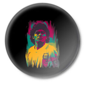 Значок с принтом Diego Maradona ,  металл | круглая форма, металлическая застежка в виде булавки | Тематика изображения на принте: 10 | 1960 | 2020 | argentina | barcelona | diego | football | legend | leo | lionel | maradona | messi | retro | rip | soccer | аргентина | барселона | бога | диего | легенда | лионель | марадона | месси | мяч | ретро | рука | форма | футбол