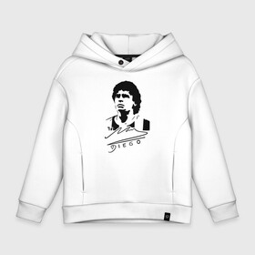 Детское худи Oversize хлопок с принтом Diego Maradona , френч-терри — 70% хлопок, 30% полиэстер. Мягкий теплый начес внутри —100% хлопок | боковые карманы, эластичные манжеты и нижняя кромка, капюшон на магнитной кнопке | 10 | 1960 | 2020 | argentina | barcelona | diego | football | legend | leo | lionel | maradona | messi | retro | rip | soccer | автограф | аргентина | барселона | бога | диего | легенда | лионель | марадона | месси | мяч | ретро | роспись | р