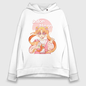 Женское худи Oversize хлопок с принтом Sailor Moon Coffee , френч-терри — 70% хлопок, 30% полиэстер. Мягкий теплый начес внутри —100% хлопок | боковые карманы, эластичные манжеты и нижняя кромка, капюшон на магнитной кнопке | anime | animegirl | cute | kavai | kavaii | madara | manga | sailor | sailorchibimoon | sailorjupiter | sailormars | sailormercury | sailormoon | sailormooncrystal | sailorvenus | usagi | usagitsukino | аниме | анимесейлормун | каваи | сейлормун
