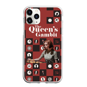 Чехол для iPhone 11 Pro матовый с принтом Ход королевы The Que , Силикон |  | gambit | the queens 