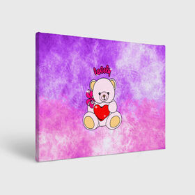 Холст прямоугольный с принтом Lovely bear , 100% ПВХ |  | Тематика изображения на принте: bear | love is | teddy | богиня | валентина | влюбленный | девушке | дочь | жена | игрушка | лучшая | любимая | люблю | мама | марта | медведь | медведь с сердцем | медвежата | мишка тедди | плюшевые | подарок
