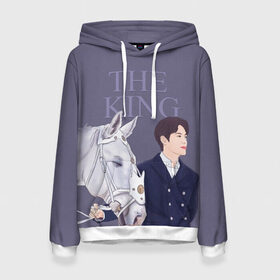 Женская толстовка 3D the king: , 100% полиэстер  | двухслойный капюшон со шнурком для регулировки, мягкие манжеты на рукавах и по низу толстовки, спереди карман-кенгуру с мягким внутренним слоем. | the king | дорама | корея | король: вечный монарх  дорама | сериал