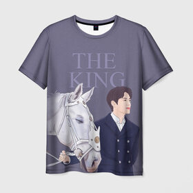 Мужская футболка 3D с принтом the king , 100% полиэфир | прямой крой, круглый вырез горловины, длина до линии бедер | Тематика изображения на принте: the king | дорама | корея | король: вечный монарх  дорама | сериал