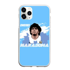 Чехол для iPhone 11 Pro матовый с принтом Диего Марадона , Силикон |  | diego | diego armando maradona | maradona | аргентина | диего | король | легенда | марадона | нападающий | полузащитник | футбол | футболист