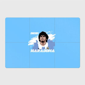 Магнитный плакат 3Х2 с принтом Диего Марадона , Полимерный материал с магнитным слоем | 6 деталей размером 9*9 см | diego | diego armando maradona | maradona | аргентина | диего | король | легенда | марадона | нападающий | полузащитник | футбол | футболист