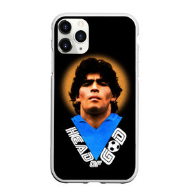 Чехол для iPhone 11 Pro матовый с принтом Diego Maradona , Силикон |  | diego | diego armando maradona | legend | maradona | аргентина | диего | король | легенда | марадона | нападающий | полузащитник | футбол | футболист