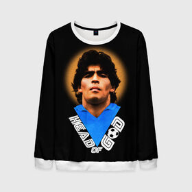 Мужской свитшот 3D с принтом Diego Maradona , 100% полиэстер с мягким внутренним слоем | круглый вырез горловины, мягкая резинка на манжетах и поясе, свободная посадка по фигуре | diego | diego armando maradona | legend | maradona | аргентина | диего | король | легенда | марадона | нападающий | полузащитник | футбол | футболист