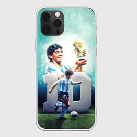 Чехол для iPhone 12 Pro Max с принтом 10 number , Силикон |  | 10 номер | diego | football | maradona | maradonna | арегнтина | бога | диего | марадона | марадонна | ретро | рука | сборная аргентины | футбол | футболист