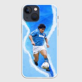 Чехол для iPhone 13 mini с принтом Диего Армандо ,  |  | 10 номер | diego | football | maradona | maradonna | арегнтина | бога | диего | марадона | марадонна | ретро | рука | сборная аргентины | футбол | футболист