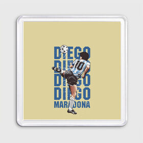 Магнит 55*55 с принтом Diego Diego , Пластик | Размер: 65*65 мм; Размер печати: 55*55 мм | 10 номер | diego | football | maradona | maradonna | арегнтина | бога | диего | марадона | марадонна | ретро | рука | сборная аргентины | футбол | футболист