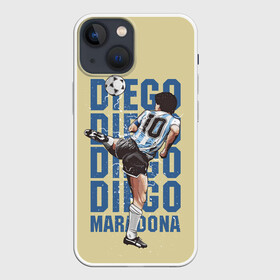 Чехол для iPhone 13 mini с принтом Diego Diego ,  |  | 10 номер | diego | football | maradona | maradonna | арегнтина | бога | диего | марадона | марадонна | ретро | рука | сборная аргентины | футбол | футболист