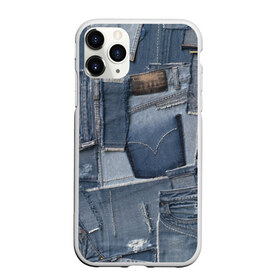 Чехол для iPhone 11 Pro Max матовый с принтом Jeans life , Силикон |  | Тематика изображения на принте: cool | fashion | hype | jeans | texture | vanguard | авангард | круто | мода | текстура | хайп