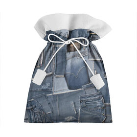Подарочный 3D мешок с принтом Jeans life , 100% полиэстер | Размер: 29*39 см | cool | fashion | hype | jeans | texture | vanguard | авангард | круто | мода | текстура | хайп