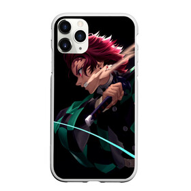 Чехол для iPhone 11 Pro Max матовый с принтом ТАНДЖИРО , Силикон |  | anime | demon slayer | kimetsu no yaiba | агацума | аниме | бесконечный поезд | дыхание воды | зеницу | иноске | иноске хашибира | клинок | клинок рассекающий демонов | манга | недзуко | незука | незуко | нэзуко