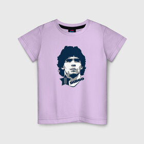 Детская футболка хлопок с принтом Diego 10 , 100% хлопок | круглый вырез горловины, полуприлегающий силуэт, длина до линии бедер | 10 | el diego | legend | maradona | аргентина | легенда | марадона | форма