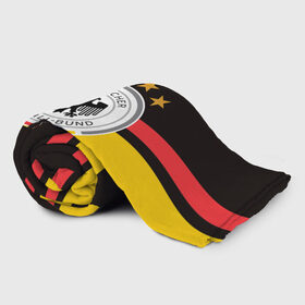 Плед 3D с принтом СБОРНАЯ ГЕРМАНИИ , 100% полиэстер | закругленные углы, все края обработаны. Ткань не мнется и не растягивается | Тематика изображения на принте: flag | football | germany | logo | sport | team | германия | логотип | сборная | спорт | флаг | футбол