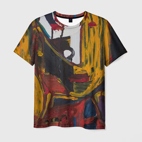 Мужская футболка 3D с принтом Pan Gu , 100% полиэфир | прямой крой, круглый вырез горловины, длина до линии бедер | искусство | картина | китай