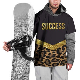 Накидка на куртку 3D с принтом Success , 100% полиэстер |  | Тематика изображения на принте: success | swag | блеск | блестки | китч | леопард | леопардовый принт | понты | успех | успешные люди | фрик