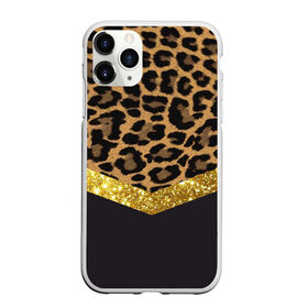 Чехол для iPhone 11 Pro матовый с принтом Леопардовый принт , Силикон |  | success | swagg | блеск | блестки | животнй принт | золотистый | золото | золотой | леопард | леопардовый принт | понты | тигровый
