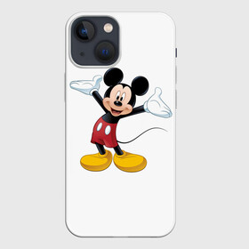 Чехол для iPhone 13 mini с принтом Микки Мауc ,  |  | Тематика изображения на принте: disney | микки маус