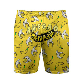 Мужские шорты спортивные с принтом AHEGAO (banana) ,  |  | ahegao | banana | o face | аниме | термин | физиономия | япония