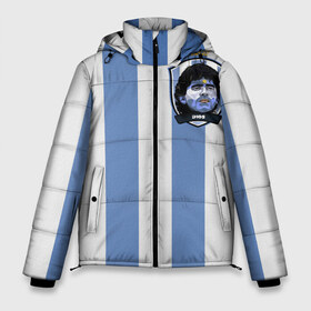 Мужская зимняя куртка 3D с принтом Диего Армандо Марадона D10S , верх — 100% полиэстер; подкладка — 100% полиэстер; утеплитель — 100% полиэстер | длина ниже бедра, свободный силуэт Оверсайз. Есть воротник-стойка, отстегивающийся капюшон и ветрозащитная планка. 

Боковые карманы с листочкой на кнопках и внутренний карман на молнии. | Тематика изображения на принте: d10s | maradona | аргентина | армандо | барселона | бога | джерси | диего | легенда | марадон | марадона | марадоны | рука | форма