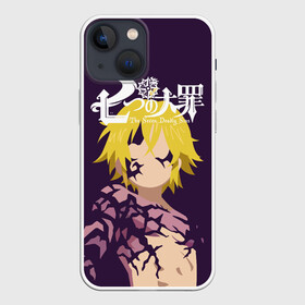 Чехол для iPhone 13 mini с принтом Nanatsu no Taizai силуэт ,  |  | nanatsu no taizai | nanatsu no taizai: the seven deadly sins | the seven deadly sins