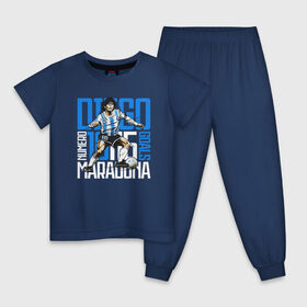 Детская пижама хлопок с принтом 10 Diego Maradona , 100% хлопок |  брюки и футболка прямого кроя, без карманов, на брюках мягкая резинка на поясе и по низу штанин
 | Тематика изображения на принте: 10 номер | diego | football | maradona | maradonna | арегнтина | бога | диего | марадона | марадонна | ретро | рука | сборная аргентины | футбол | футболист