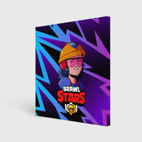 Холст квадратный с принтом Джеки Brawl Stars Jacky , 100% ПВХ |  | anime | brawl | brawl stars | brawlstars | brawl_stars | jacky | panny | аниме | бравл | бравлстарс | девочка | девушка | джеки | джэки | манга