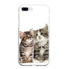 Чехол для iPhone 7Plus/8 Plus матовый с принтом котята , Силикон | Область печати: задняя сторона чехла, без боковых панелей | cute kittens | kittens | котята | красивые котята | милые котята