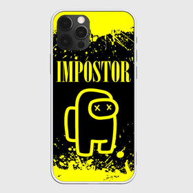 Чехол для iPhone 12 Pro Max с принтом AMONG US IMPOSTOR , Силикон |  | among us | impostor | impostor among us | nirvana | амонг ас | импостор | нирвана | разноцветные космонавты