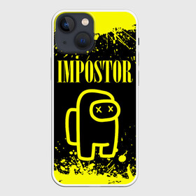 Чехол для iPhone 13 mini с принтом AMONG US IMPOSTOR ,  |  | among us | impostor | impostor among us | nirvana | амонг ас | импостор | нирвана | разноцветные космонавты