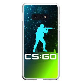 Чехол для Samsung S10E с принтом CS GO КС ГО - Снежный , Силикон | Область печати: задняя сторона чехла, без боковых панелей | asiimov | counter | counter strike | counterstrike | cs go | cs:go | csgo | global | offensive | strike | год | гоу | каэс | контер | контр | контра | контрстрайк | кс го | кс:го | ксго | новогодний | новый | страйк | сы пщ