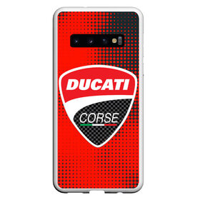 Чехол для Samsung Galaxy S10 с принтом Ducati Corse (Z) , Силикон | Область печати: задняя сторона чехла, без боковых панелей | Тематика изображения на принте: audi | audi ag | corse | ducati | ducati corse | ducati motor holding | hypermotard | multistrada | panigale | scrambler | streetfighter | supersport | дукати | массимо борди | мото | фабио тальони