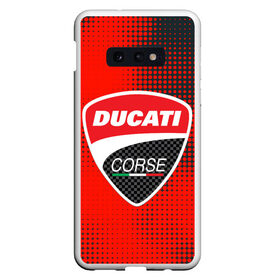 Чехол для Samsung S10E с принтом Ducati Corse (Z) , Силикон | Область печати: задняя сторона чехла, без боковых панелей | Тематика изображения на принте: audi | audi ag | corse | ducati | ducati corse | ducati motor holding | hypermotard | multistrada | panigale | scrambler | streetfighter | supersport | дукати | массимо борди | мото | фабио тальони