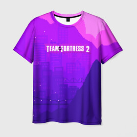 Мужская футболка 3D с принтом Team Fortress 2 (S) , 100% полиэфир | прямой крой, круглый вырез горловины, длина до линии бедер | characters | medic | sniper | soldier | team fortress 2 | персонажи | разведчик | снайпер | солдат