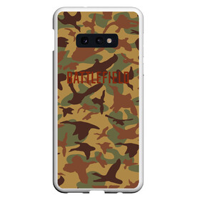 Чехол для Samsung S10E с принтом BATTLEFIELD CAMO (S) , Силикон | Область печати: задняя сторона чехла, без боковых панелей | action | battlefield | battlefield 5 | battlefield v | dice | electronic arts | game | war | война | игры | солдаты