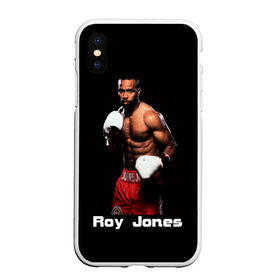 Чехол для iPhone XS Max матовый с принтом Roy Jones , Силикон | Область печати: задняя сторона чехла, без боковых панелей | Тематика изображения на принте: boxer | boxing | great boxer | roy jones | roy jones lettering | roy jones print | бокс | боксер | великий боксер | надпись roy jones | принт roy jones | рой джонс