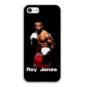 Чехол для iPhone 5/5S матовый с принтом Roy Jones , Силикон | Область печати: задняя сторона чехла, без боковых панелей | boxer | boxing | great boxer | roy jones | roy jones lettering | roy jones print | бокс | боксер | великий боксер | надпись roy jones | принт roy jones | рой джонс