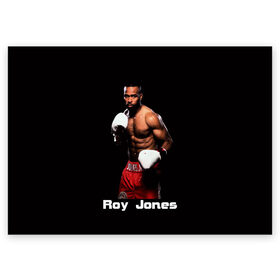 Поздравительная открытка с принтом Roy Jones , 100% бумага | плотность бумаги 280 г/м2, матовая, на обратной стороне линовка и место для марки
 | boxer | boxing | great boxer | roy jones | roy jones lettering | roy jones print | бокс | боксер | великий боксер | надпись roy jones | принт roy jones | рой джонс