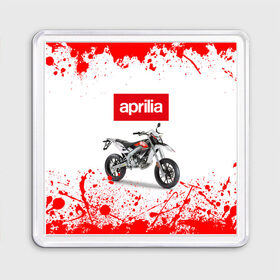 Магнит 55*55 с принтом Aprilia (Z) , Пластик | Размер: 65*65 мм; Размер печати: 55*55 мм | Тематика изображения на принте: aprilia | aprilia racing | bike | moto | motocycle | sportmotorcycle | априлия | мото | мотоспорт