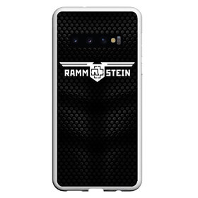 Чехол для Samsung Galaxy S10 с принтом RAMMSTEIN (Z) , Силикон | Область печати: задняя сторона чехла, без боковых панелей | Тематика изображения на принте: rammstein | till lindemann | готик метал | индастриал метал | пауль ландерс | рамштайн | рихард круспе | тилль линдеманн | хард рок