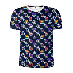 Мужская футболка 3D спортивная с принтом EMOJI Brawl Stars MONOGRAM , 100% полиэстер с улучшенными характеристиками | приталенный силуэт, круглая горловина, широкие плечи, сужается к линии бедра | brawl stars | emoji | fashion | game | hip hop | мода | уличная мода | хип хоп | эмоджи