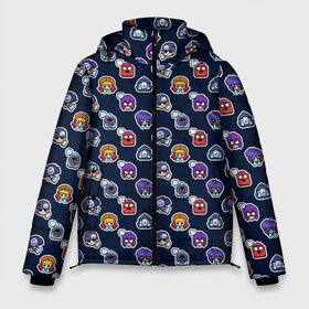 Мужская зимняя куртка 3D с принтом EMOJI Brawl Stars MONOGRAM , верх — 100% полиэстер; подкладка — 100% полиэстер; утеплитель — 100% полиэстер | длина ниже бедра, свободный силуэт Оверсайз. Есть воротник-стойка, отстегивающийся капюшон и ветрозащитная планка. 

Боковые карманы с листочкой на кнопках и внутренний карман на молнии. | Тематика изображения на принте: brawl stars | emoji | fashion | game | hip hop | мода | уличная мода | хип хоп | эмоджи