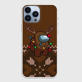 Чехол для iPhone 13 Pro Max с принтом Among Us Merry Christmas (Z) ,  |  | Тематика изображения на принте: among us | among us 2 | amongus | deer | fortegreen | impostor | innersloth | jacquard | medbay | merry christmas | texture | аманг | амонгус | вязанка | вязанная | джейсон вурхиз | жаккард | клан шляпок | новогодняя | олени | олень | предатель